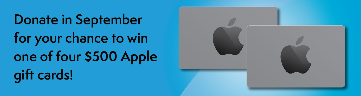 Fall Tech Drawing: Win an Apple Gift Card! — Stanford Blood Center